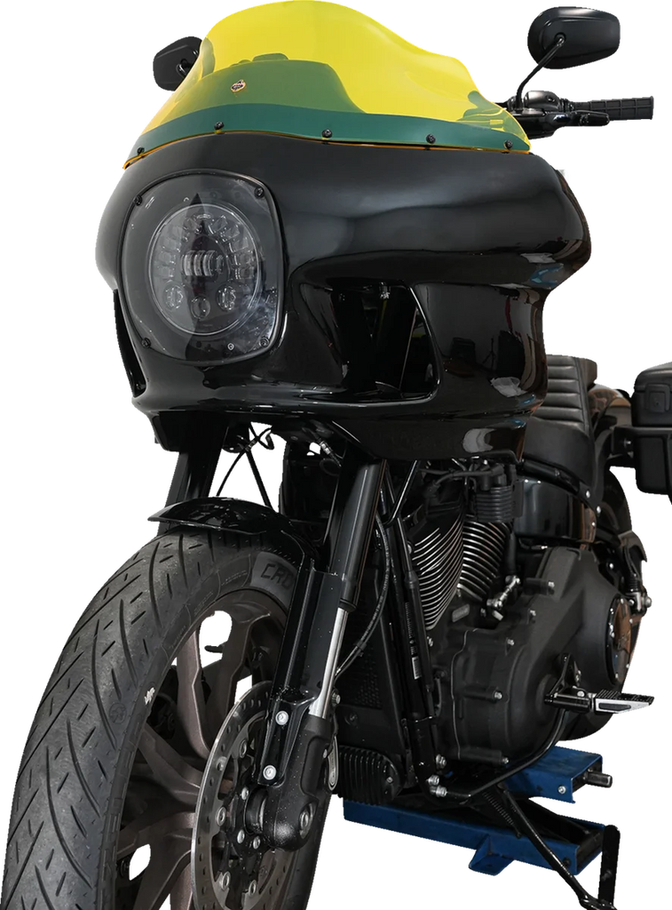 Klock Werks Kolor Flare™ Windshield - 9" - Yellow Ice - FXRP KWW-02-0609 - Additional View 5