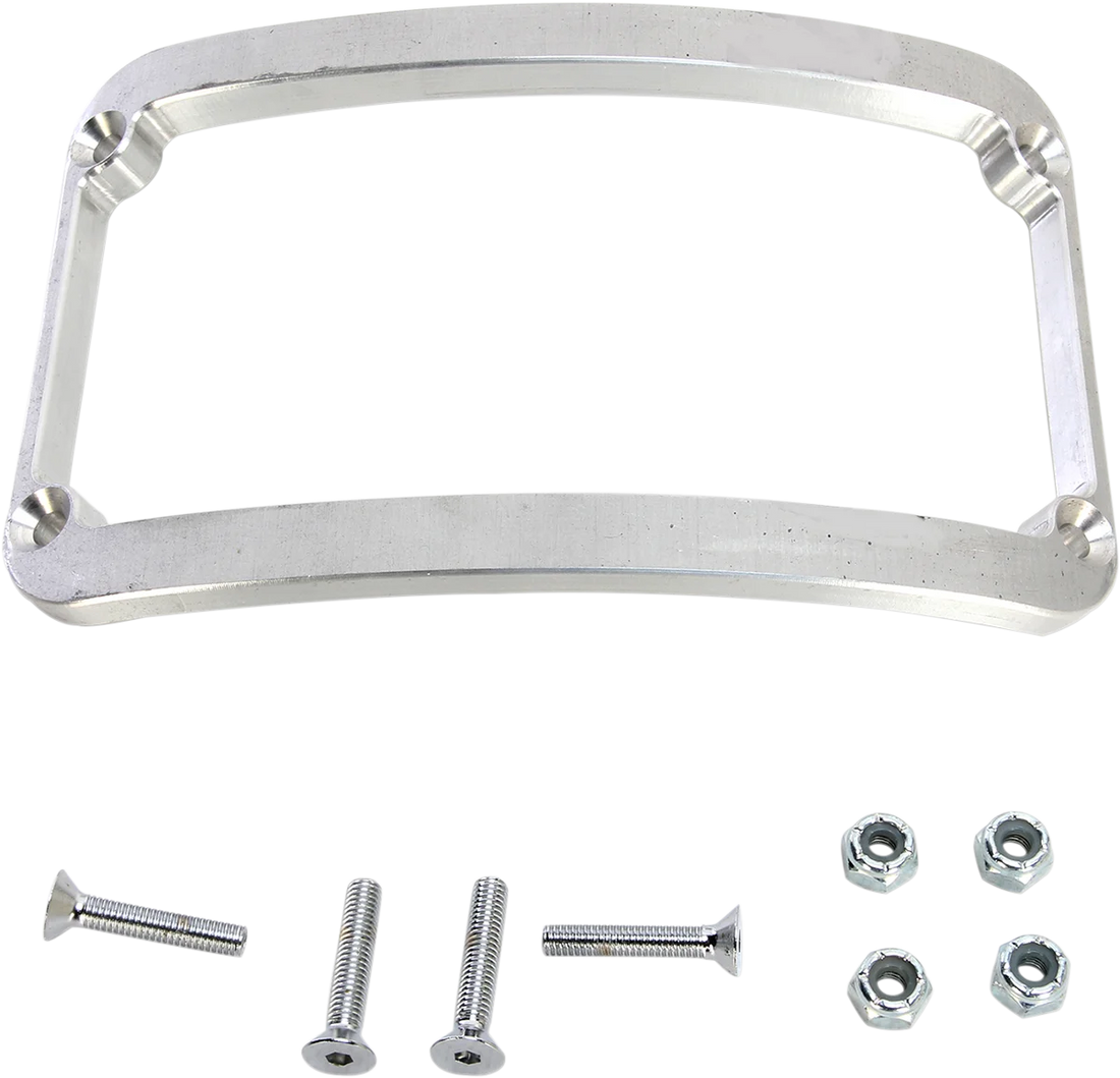 Klock Werks License Plate Frame - Chrome KWS-01-0082-C - Side View