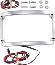 Load image into Gallery viewer, Klock Werks License Plate Frame - Lighted - Chrome KWS-01-0089 - Main Product View