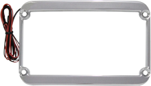 Load image into Gallery viewer, Klock Werks License Plate Frame - Lighted - Chrome KWS-01-0089 - Side View