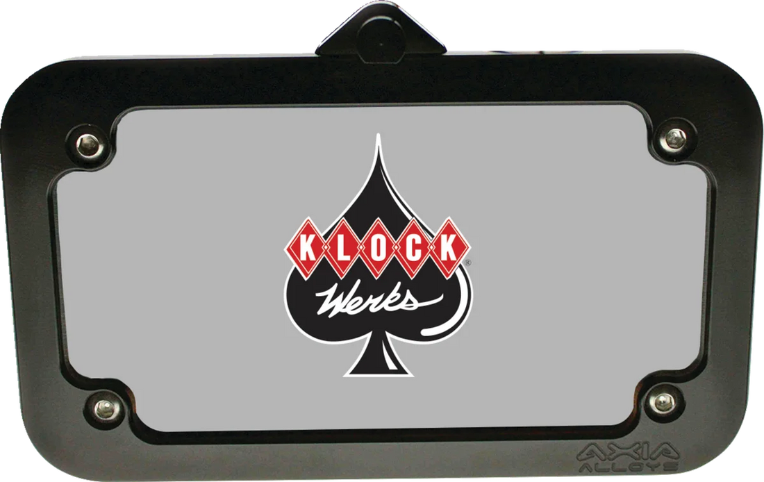 Klock Werks License Plate Mount MODLP-BK - Side View