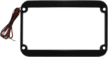 Load image into Gallery viewer, Klock Werks Lighted License Plate Frame - Black KWS-01-0088-B - Main Product View