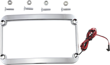 Load image into Gallery viewer, Klock Werks Lighted License Plate Frame - Chrome KWS-01-0088-C - Main Product View