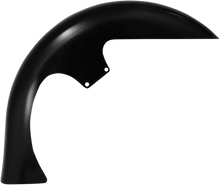 Load image into Gallery viewer, Klock Werks Lil' Wrapper Front Fender Kit - For Raked Trees - Black - Steel - 23" KWF-01-0246-2014 - Side View