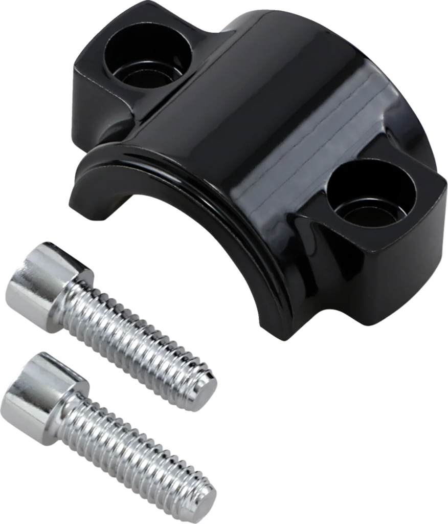 Klock Werks Lower Fork Leg/Axle Cap - Black KWS-01-0010-B - Main Product View