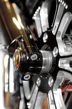 Load image into Gallery viewer, Klock Werks Lower Fork Leg/Axle Cap - Black KWS-01-0010-B - Side View