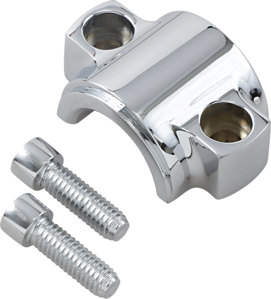 Klock Werks Lower Fork Leg/Axle Cap - Chrome KWS-01-0010-C - Main Product View