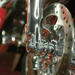 Load image into Gallery viewer, Klock Werks Lower Fork Leg/Axle Cap - Chrome KWS-01-0010-C - Side View