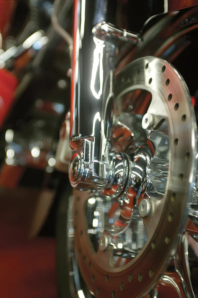 Klock Werks Lower Fork Leg/Axle Cap - Chrome KWS-01-0010-C - Side View