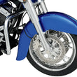 Load image into Gallery viewer, Klock Werks Lower Fork Leg/Axle Cap - Chrome KWS-01-0010-C - Back View