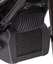 Load image into Gallery viewer, Klock Werks Oil Cooler Guard - Black - M8 Touring KWS-01-0615-B - Side View