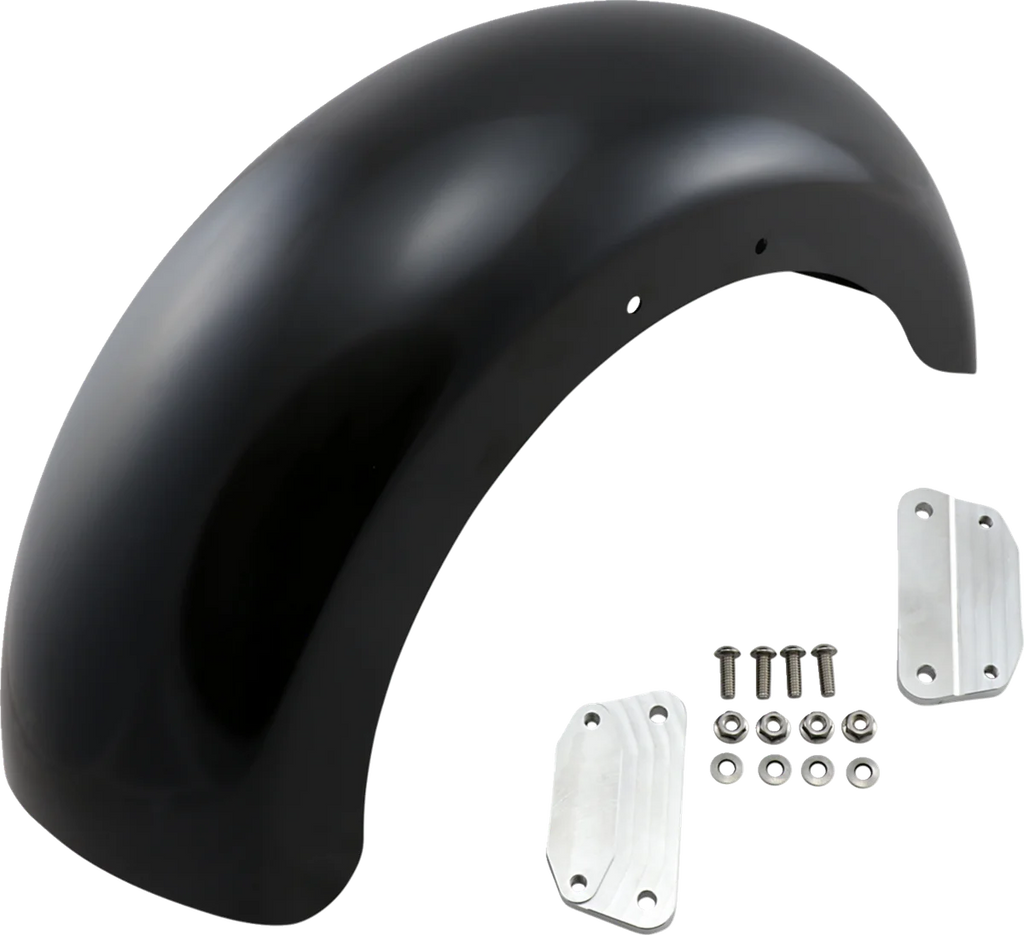 Klock Werks Roller Fender Kit - w/ Satin Blocks - Steel - 18" KWF-02-0543 - Side View