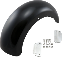 Load image into Gallery viewer, Klock Werks Roller Fender Kit - w/ Satin Blocks - Steel - 18" KWF-02-0543 - Side View