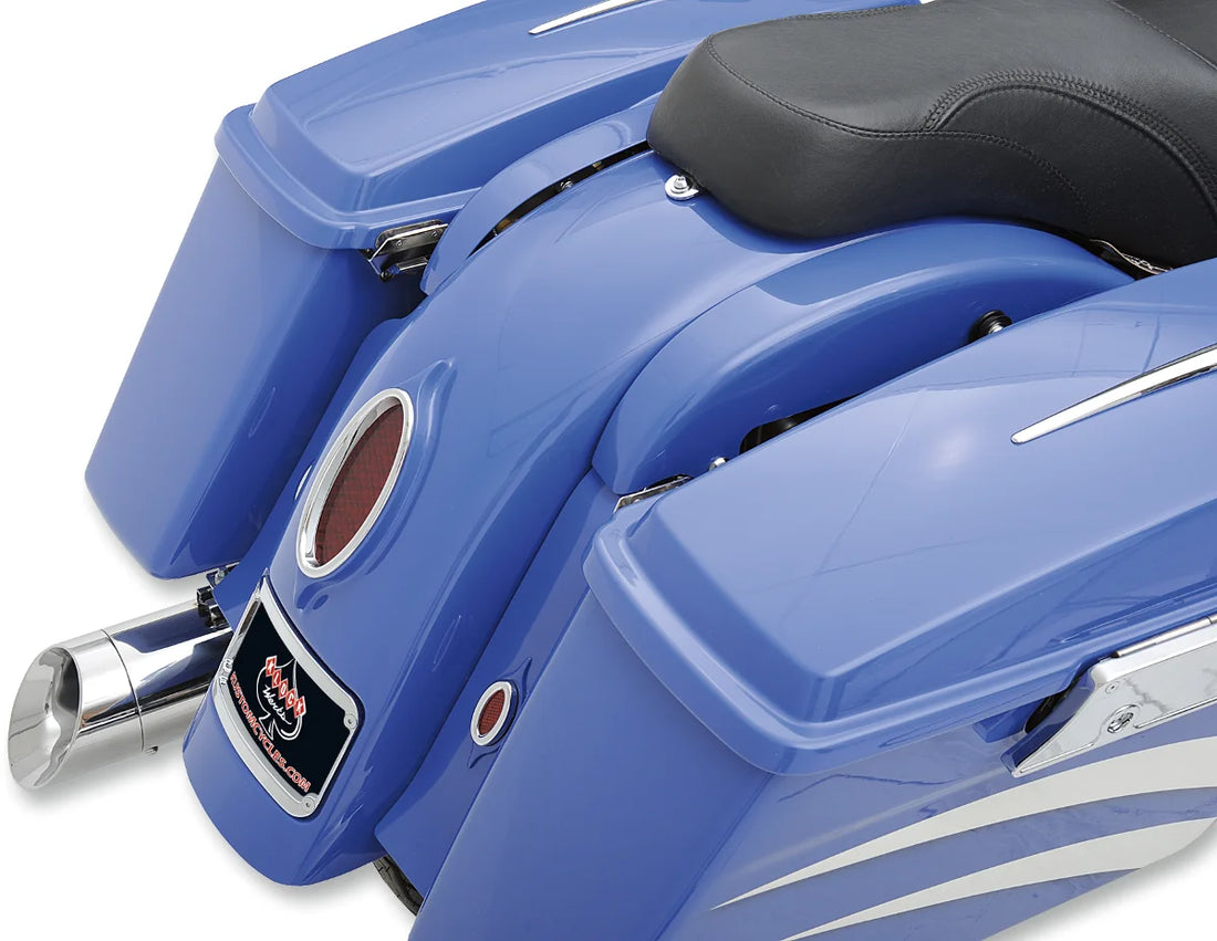 Klock Werks Saddlebag Upper Covers - Smooth KWS-01-0004 - Side View