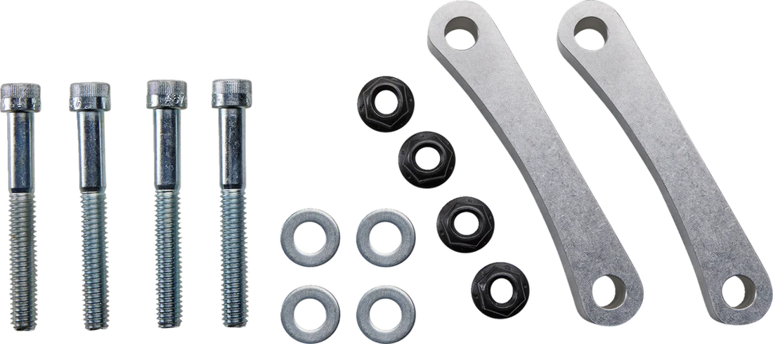 Klock Werks Slicer Fender Kit - Steel - Black - 16"-19'" - FL KWF-01-0102-2014 - Side View