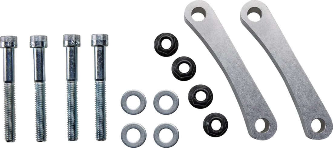 Klock Werks Slicer Fender Kit - Steel - Black - 21" - FL KWF-01-0103-2014 - Side View