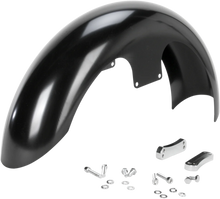 Load image into Gallery viewer, Klock Werks Slicer Fender Kit - w/ Chrome Blocks - Steel - 19&quot; KWF-03-0017 - Main Product View
