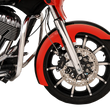 Load image into Gallery viewer, Klock Werks Slicer Front Fender - Black - Steel - 16"-19" KWF-04-0460 - Main Product View