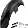 Load image into Gallery viewer, Klock Werks Slicer Front Fender - Black - Steel - 21" KWF-04-0461 - Main Product View