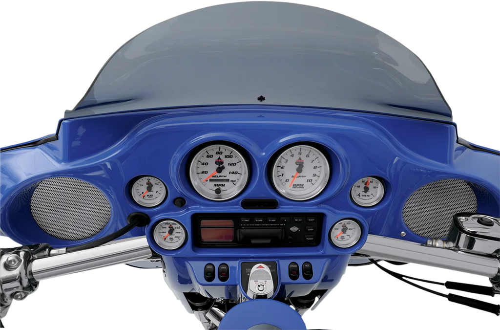Klock Werks Speaker Grilles - 96-13 FLHT KWS-01-0000 - Side View