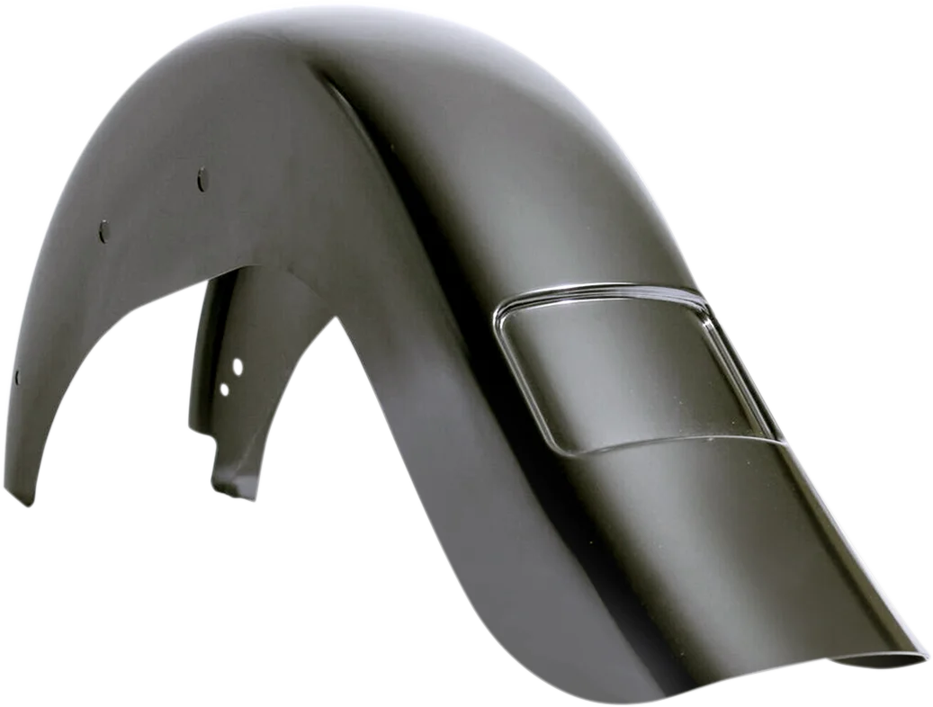 Klock Werks Stock Length Rear Fender - Smooth - 7.125" W KWF-02-0303 - Side View