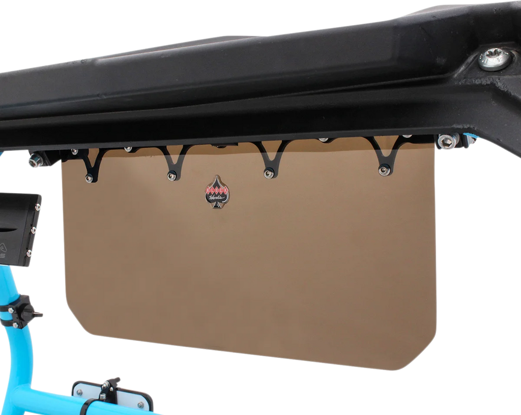 Klock Werks Sun Visor - 12" - Dark Tint MODSVT-BK - Side View