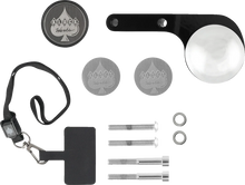 Load image into Gallery viewer, Klock Werks Switch Mount - iOmount™ - Challenger - Black KWD-04-0608-B - Side View