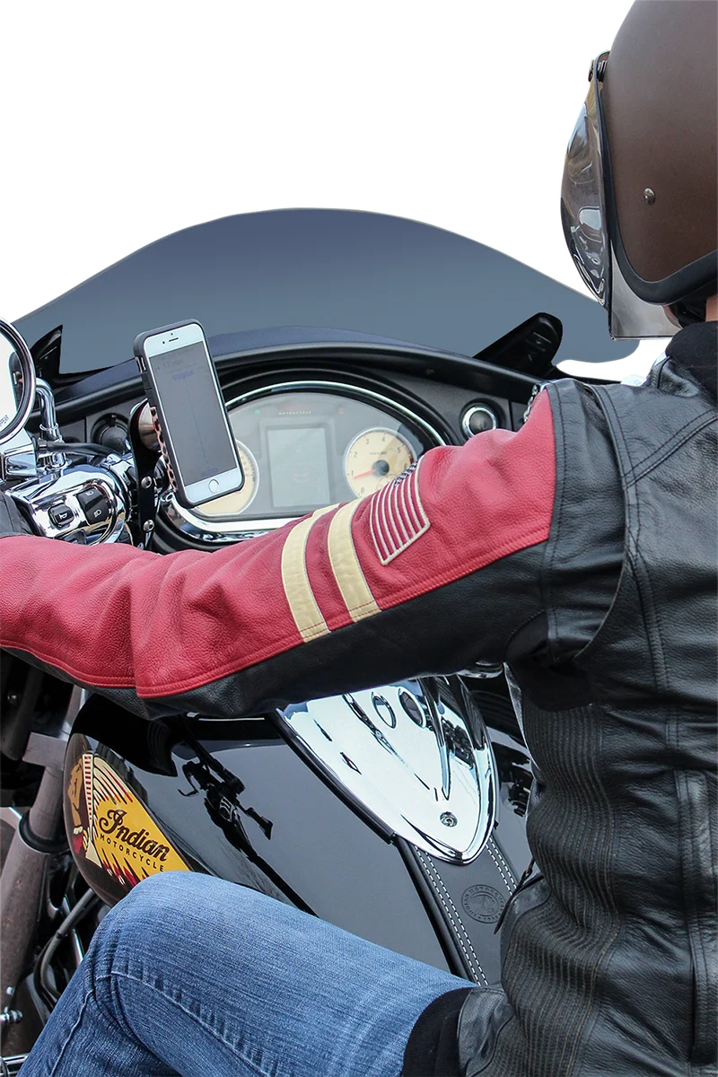 Klock Werks Switch Mount - iOmount™ - Indian - Black KWD-04-0384 - Side View