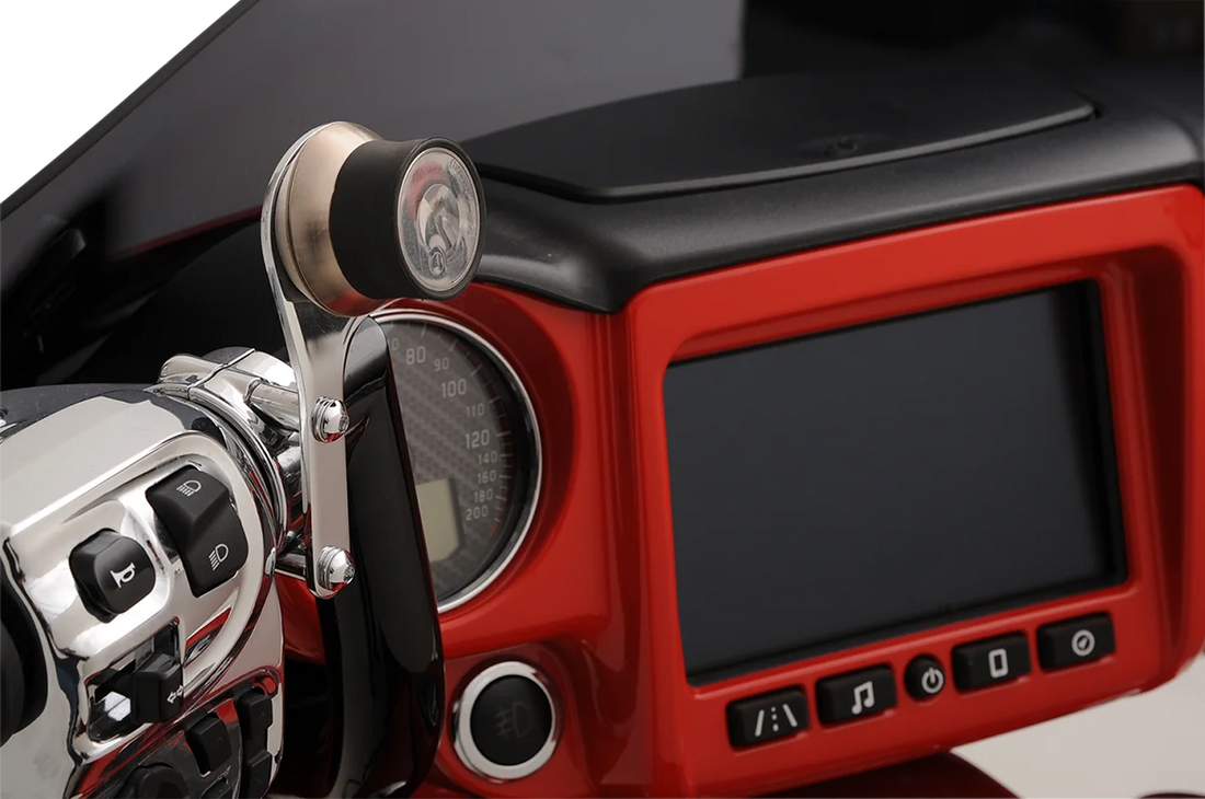 Klock Werks Switch Mount - iOmount™ - Indian - Chrome KWD-04-0383 - Side View