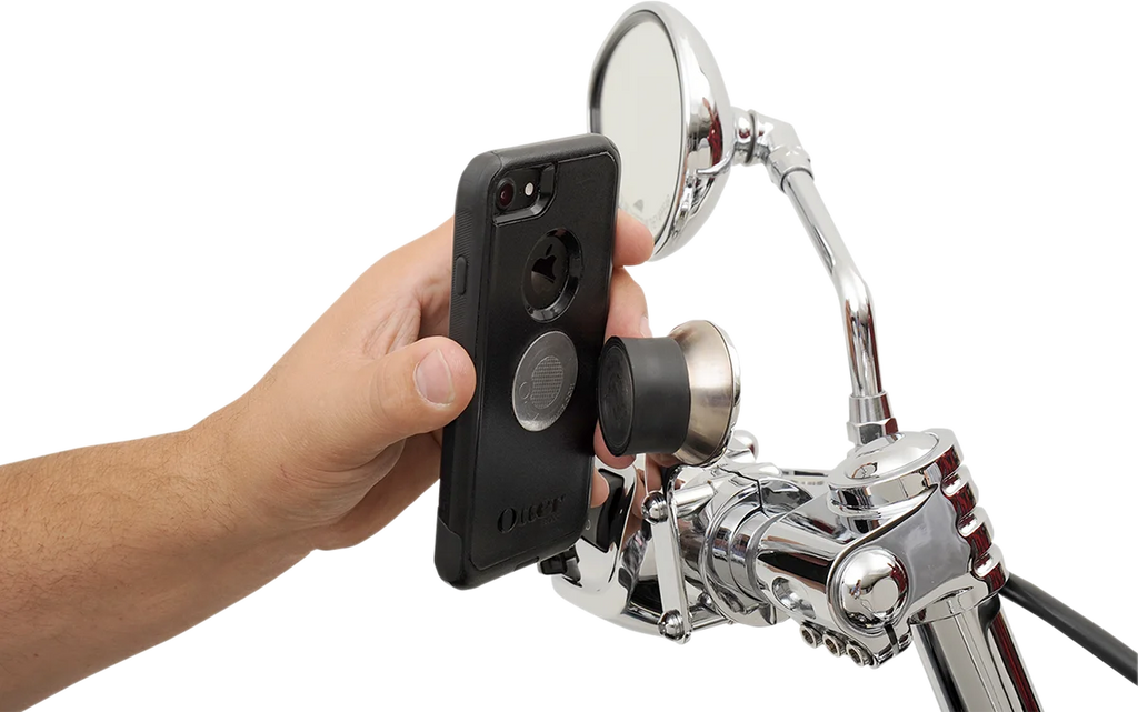 Klock Werks Switch Mount - iOmount™ - Victory - Chrome KWD-04-0382 - Side View