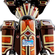 Load image into Gallery viewer, Klock Werks The One Rear Fender - Frenched - Black - Steel KWF-01-0304 - Side View