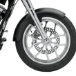 Load image into Gallery viewer, Klock Werks Thickster Fender Kit - Steel - Black - FL KWF-01-0110-2014 - Side View