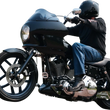 Load image into Gallery viewer, Klock Werks Thickster Fender Kit - Steel - Black - FL KWF-01-0110-2014 - Back View