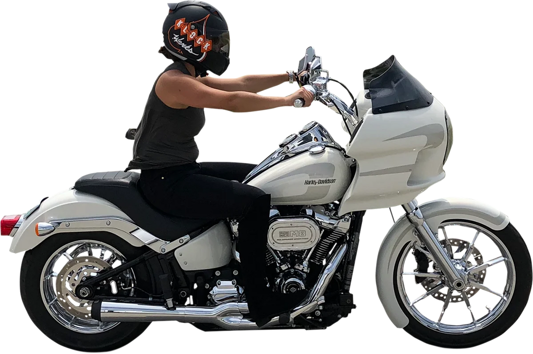 Klock Werks Top Hat Fender Kit - w/ Satin Blocks - Steel - 19" KWF-02-0495 - Installation View