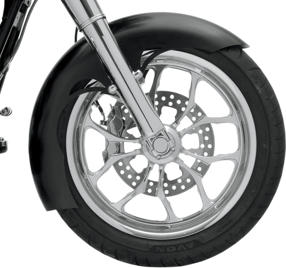 Klock Werks Tude Fender Kit - Steel - Black - 16"-19" KWF-01-0106 - Side View