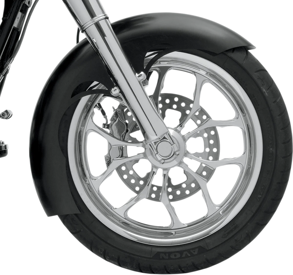 Klock Werks Tude Fender Kit - Steel - Black - 21" KWF-01-0107 - Side View