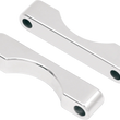 Load image into Gallery viewer, Klock Werks WFB Benchmark Bagger Front Fender Blocks - For all 23"/26" Tire Hugger/Benchmark - Satin KWFS-01-0101 - Side View