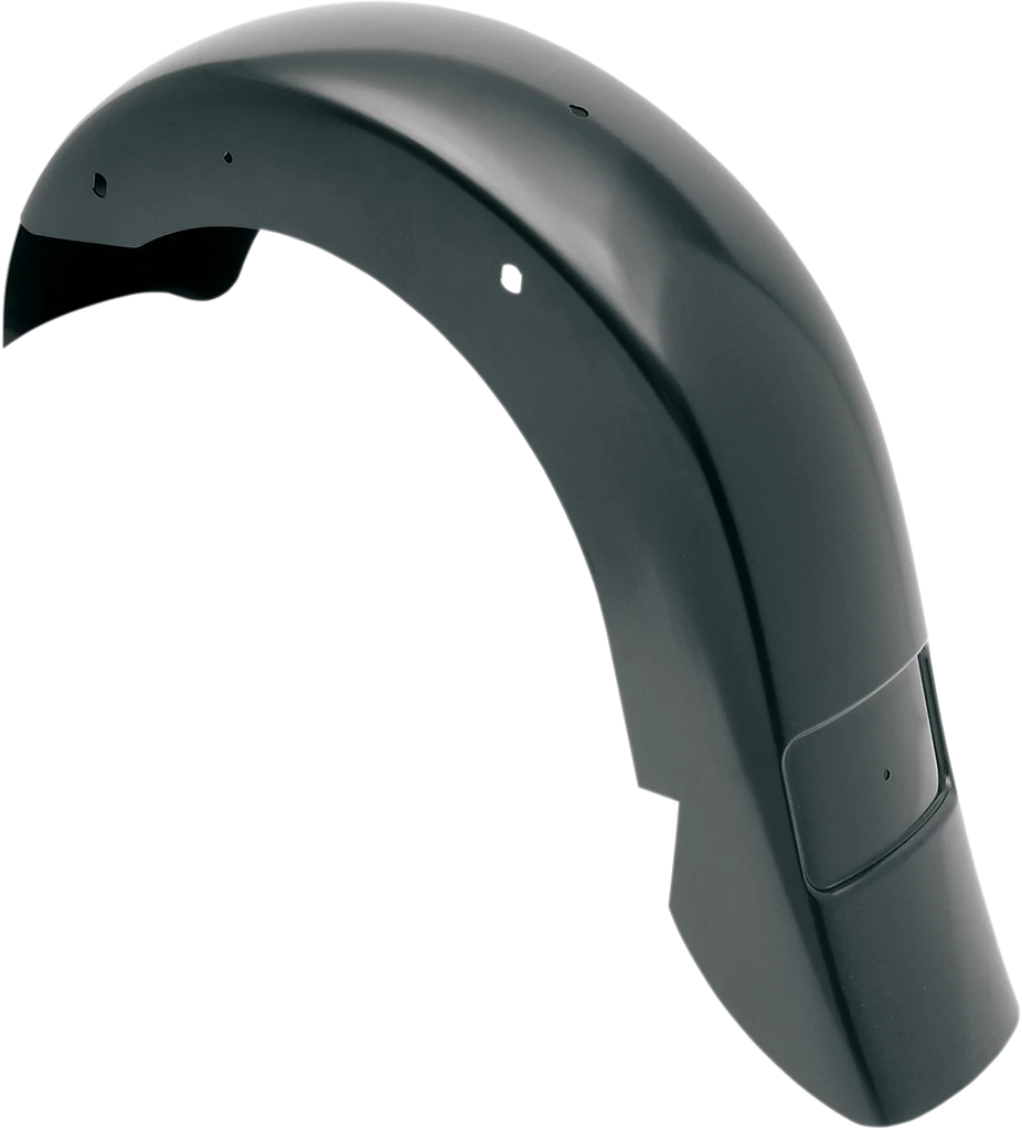 Klock Werks WFB™ Benchmark Stretched Rear Fender - Frenched - Black - Steel KWF-01-0121 - Main Product View