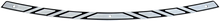 Load image into Gallery viewer, Klock Werks Windshield Trim - KERF - Black Contrast KWW-01-0363 - Detail View