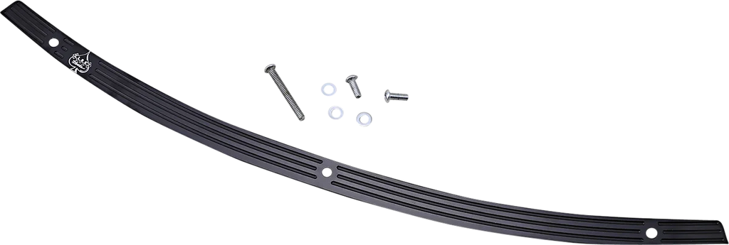 Klock Werks Windshield Trim - KERF - Black w Contrast Logo KWW-01-0576 - Main Product View
