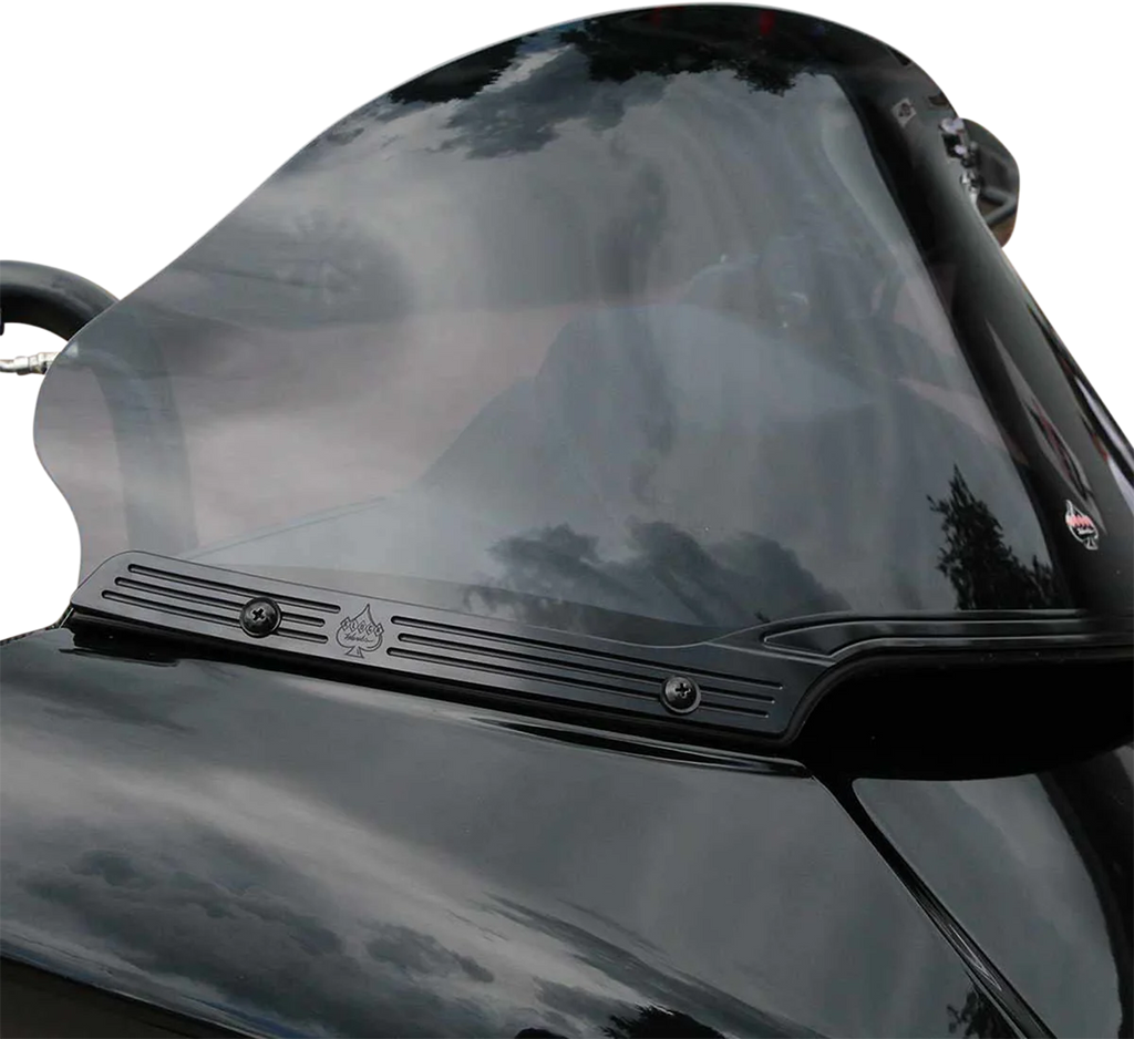 Klock Werks Windshield Trim - KERF - Blacked Out KWW-01-0582 - Main Product View