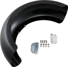 Load image into Gallery viewer, Klock Werks Wrapper Fender Kit - w/ Satin Blocks - Steel - 18" KWF-02-0510 - Side View