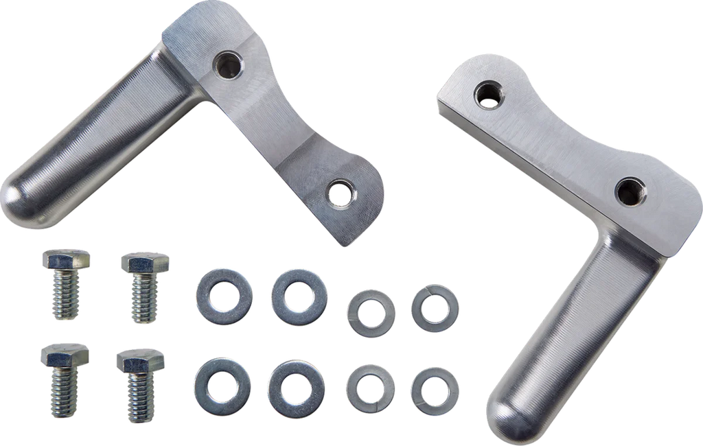 Klock Werks Wrapper Fender Kit - w/ Satin Blocks - Steel - 19" KWF-02-0491 - Side View