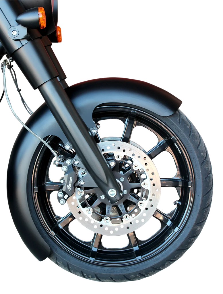 Klock Werks Wrapper Front Fender - Black - Steel - 16"-19" KWF-04-0468 - Main Product View