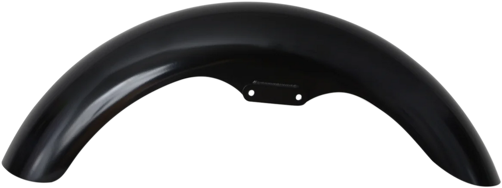 Klock Werks Wrapper Front Fender - Black - Steel - 16"-19" KWF-04-0468 - Side View