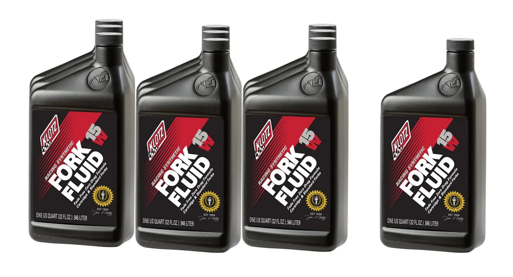 Klotz Oil 15W Racing Synthetic Shock Oil Case 10x1Qt KL-515