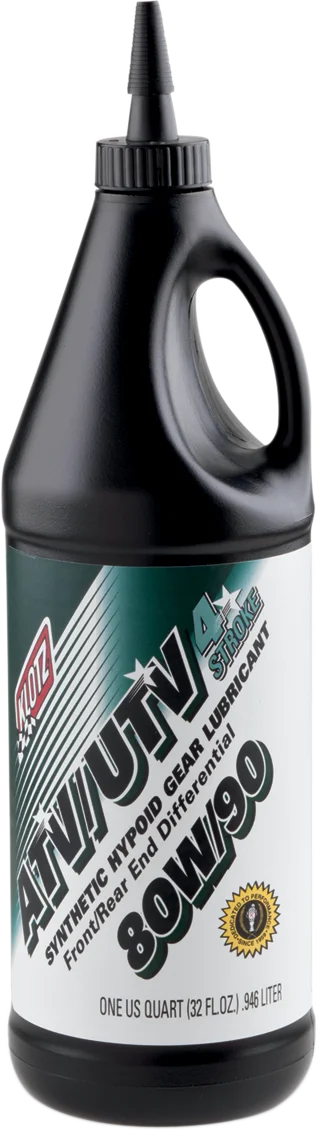Klotz Oil ATV Gear Oil - 75W-80 - 1 U.S. quart ATVUTV-7580 - Side View