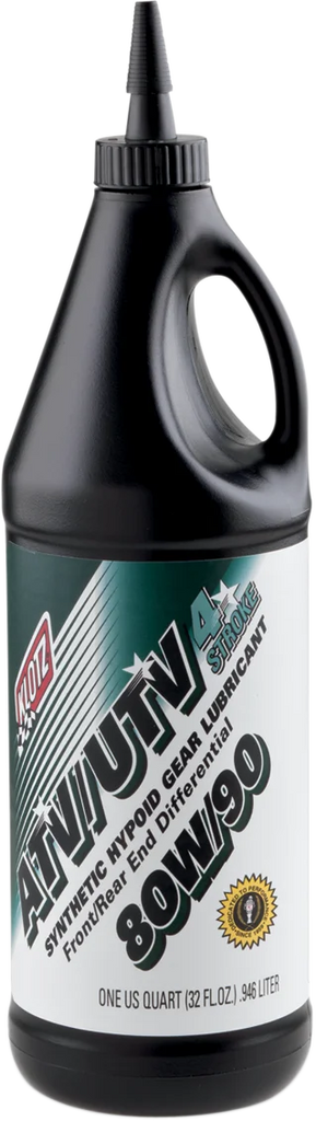 Klotz Oil ATV Gear Oil - 75W-80 - 1 U.S. quart ATVUTV-7580 - Side View