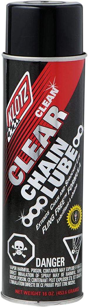Klotz Oil Clear Chain Lube - 16 oz. net wt. - Aerosol KL-611 - Main Product View