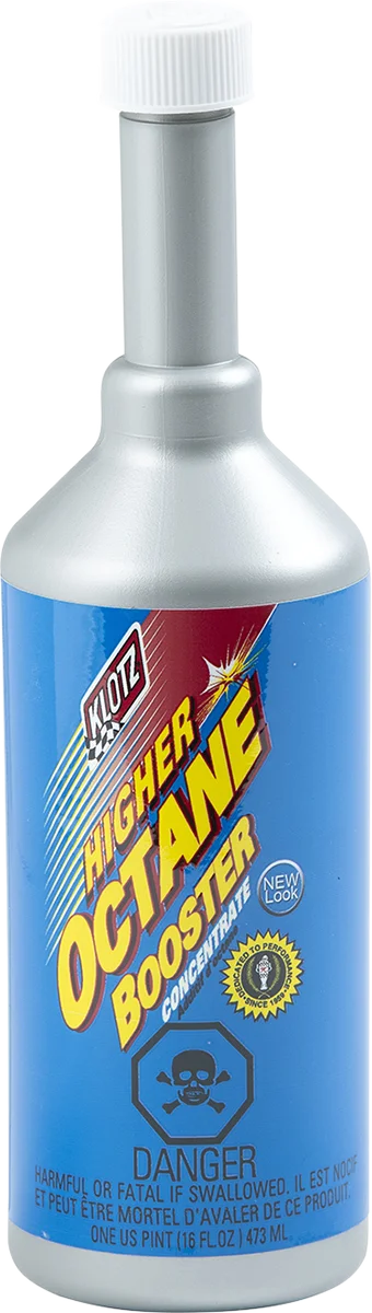 Klotz Oil Higher Octane Booster - 16 U.S. fl oz. - Case of 10 - Side View